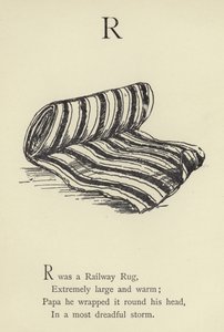 De letter R door Edward Lear